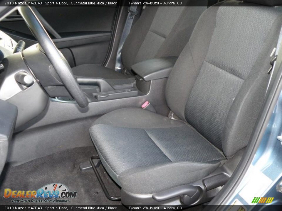 2010 Mazda MAZDA3 i Sport 4 Door Gunmetal Blue Mica / Black Photo #7
