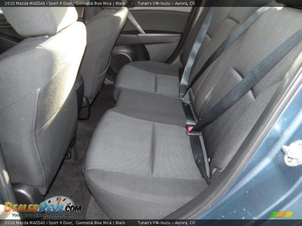 2010 Mazda MAZDA3 i Sport 4 Door Gunmetal Blue Mica / Black Photo #8
