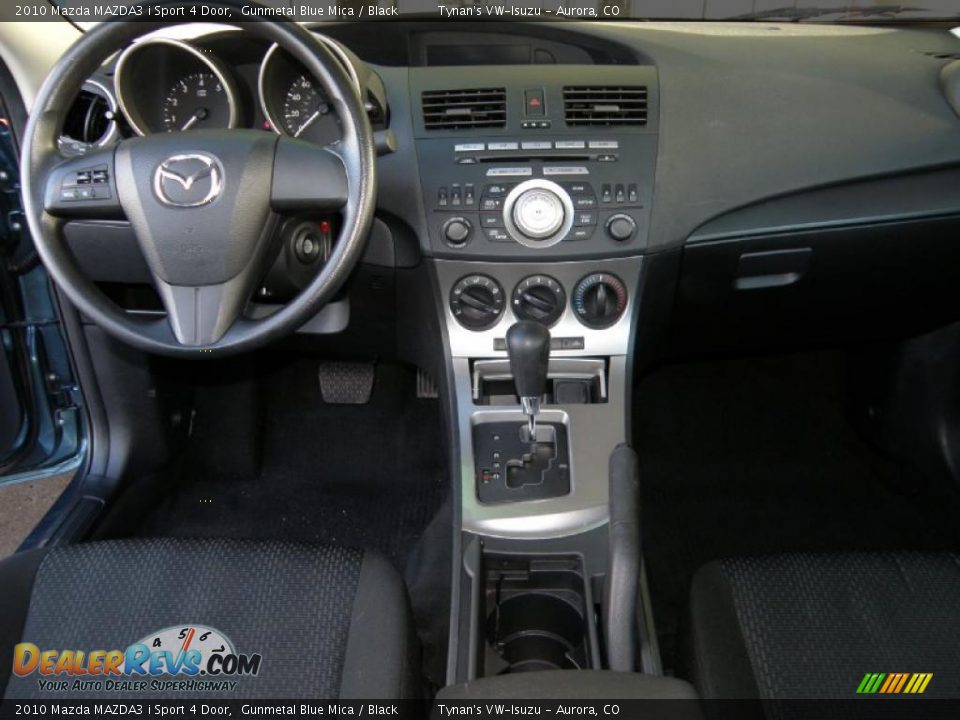 2010 Mazda MAZDA3 i Sport 4 Door Gunmetal Blue Mica / Black Photo #9