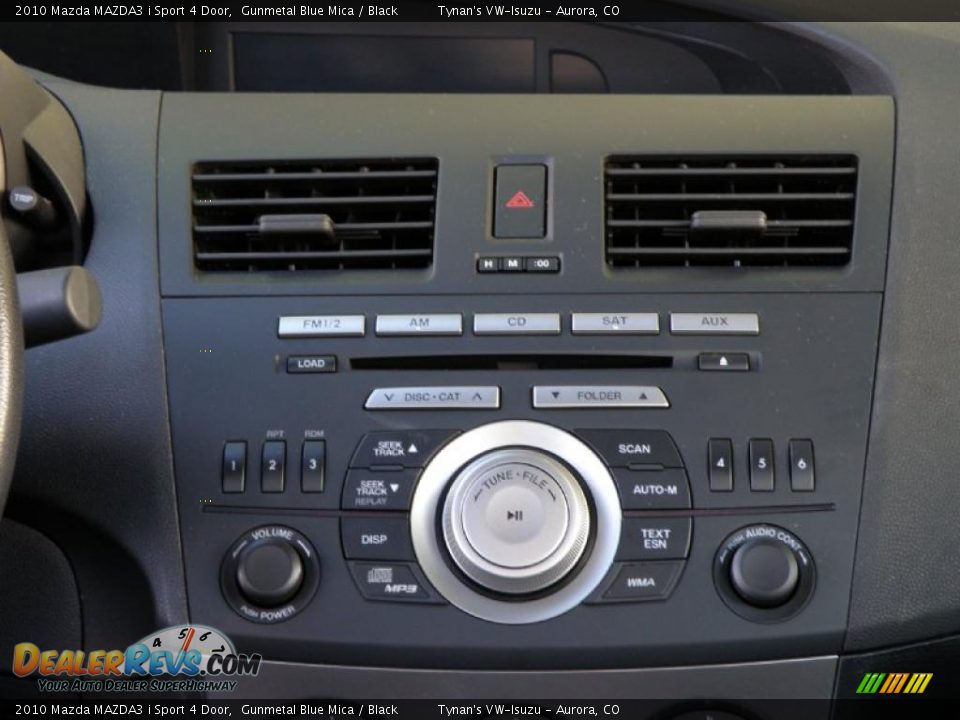 2010 Mazda MAZDA3 i Sport 4 Door Gunmetal Blue Mica / Black Photo #11