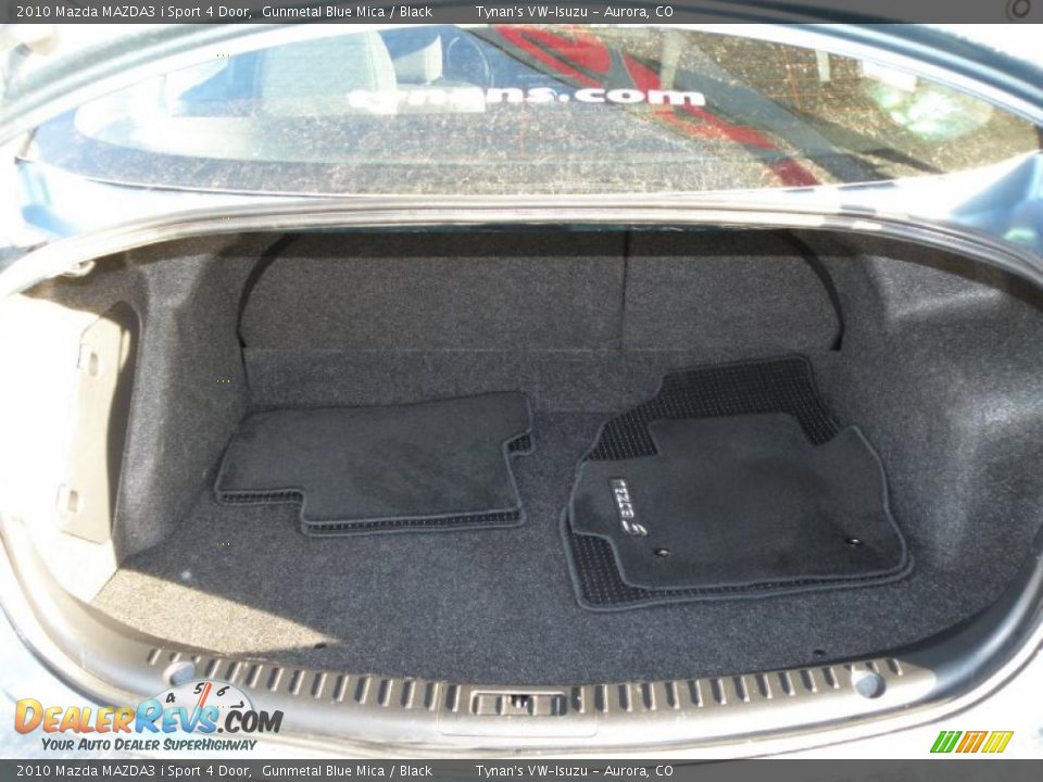 2010 Mazda MAZDA3 i Sport 4 Door Gunmetal Blue Mica / Black Photo #14