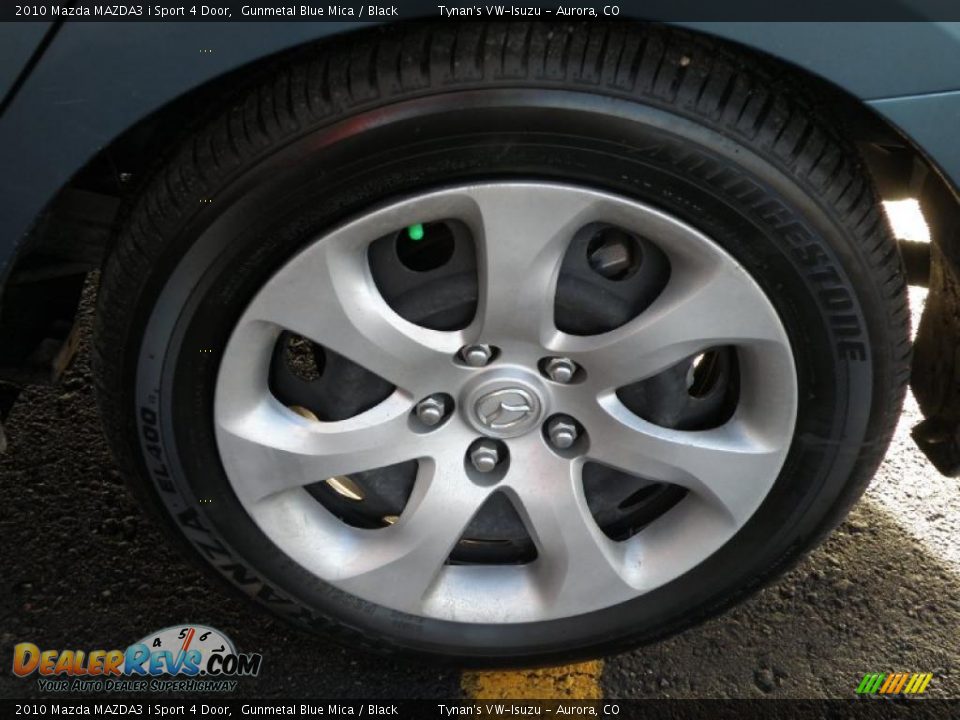 2010 Mazda MAZDA3 i Sport 4 Door Gunmetal Blue Mica / Black Photo #18