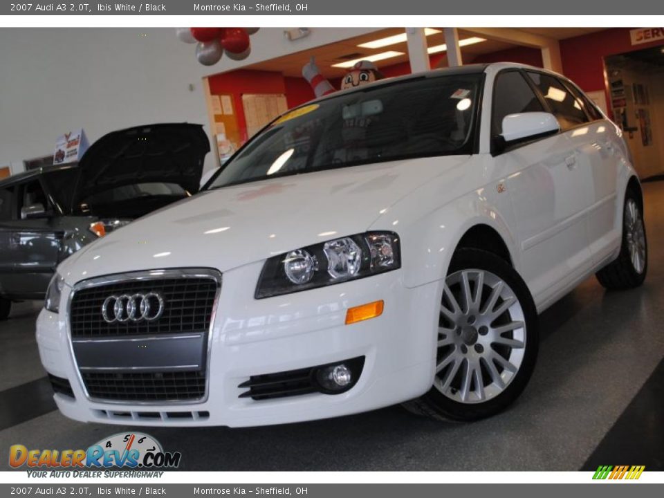 2007 Audi A3 2.0T Ibis White / Black Photo #2