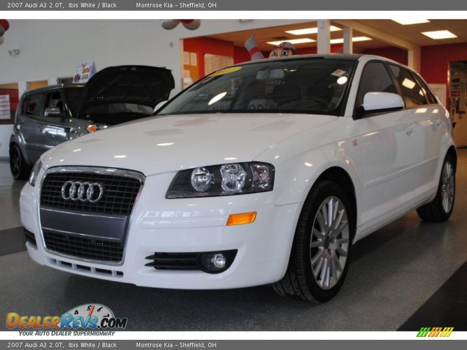 2007 Audi A3 2.0T Ibis White / Black Photo #3