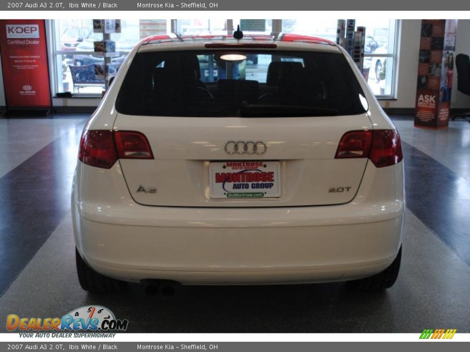 2007 Audi A3 2.0T Ibis White / Black Photo #6