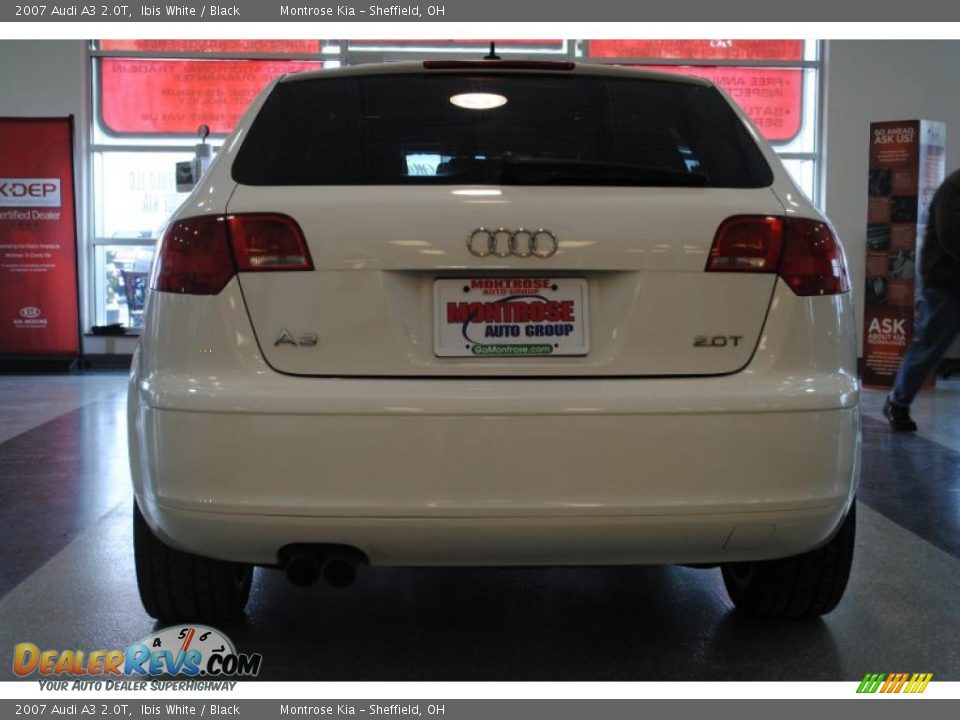 2007 Audi A3 2.0T Ibis White / Black Photo #7