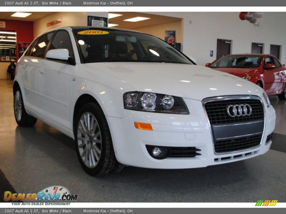 2007 Audi A3 2.0T Ibis White / Black Photo #10