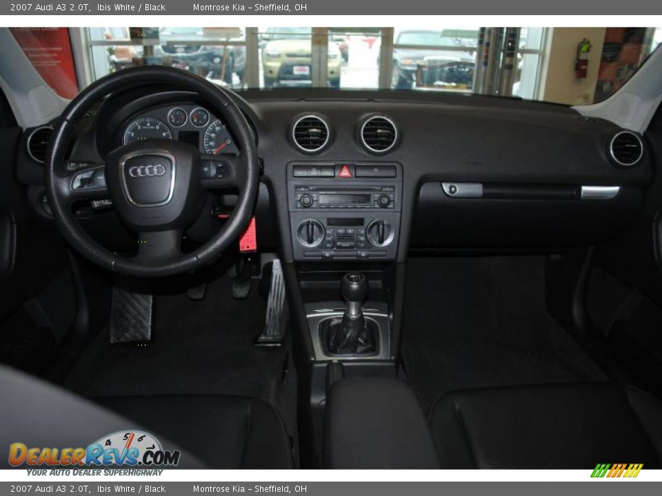 2007 Audi A3 2.0T Ibis White / Black Photo #11