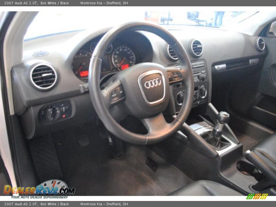 2007 Audi A3 2.0T Ibis White / Black Photo #12