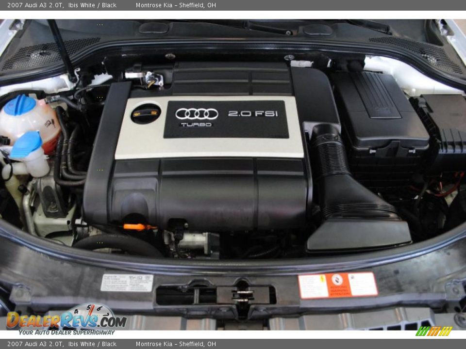 2007 Audi A3 2.0T Ibis White / Black Photo #23