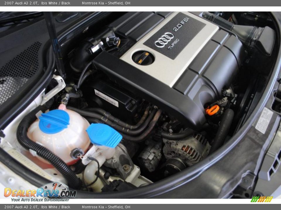 2007 Audi A3 2.0T Ibis White / Black Photo #24