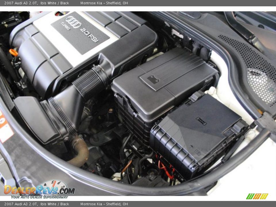 2007 Audi A3 2.0T Ibis White / Black Photo #25