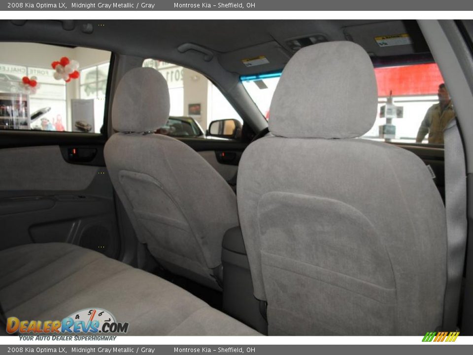 2008 Kia Optima LX Midnight Gray Metallic / Gray Photo #20