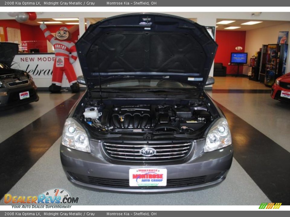 2008 Kia Optima LX Midnight Gray Metallic / Gray Photo #22