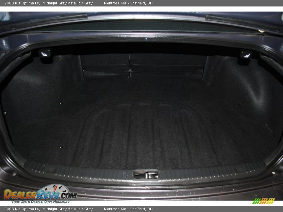 2008 Kia Optima LX Midnight Gray Metallic / Gray Photo #27