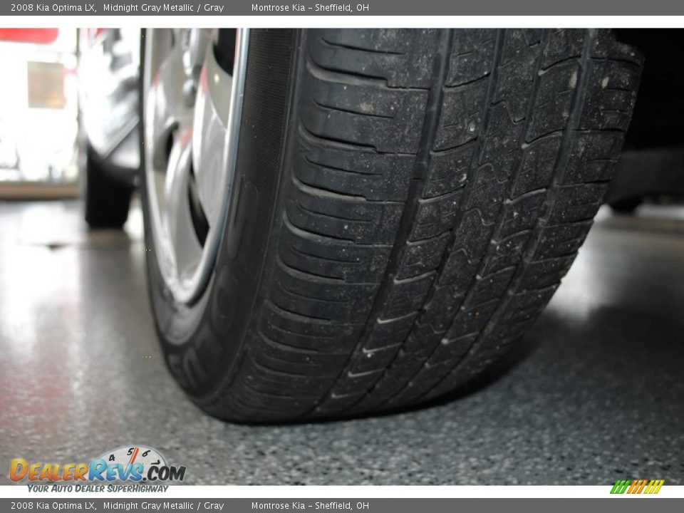 2008 Kia Optima LX Midnight Gray Metallic / Gray Photo #29