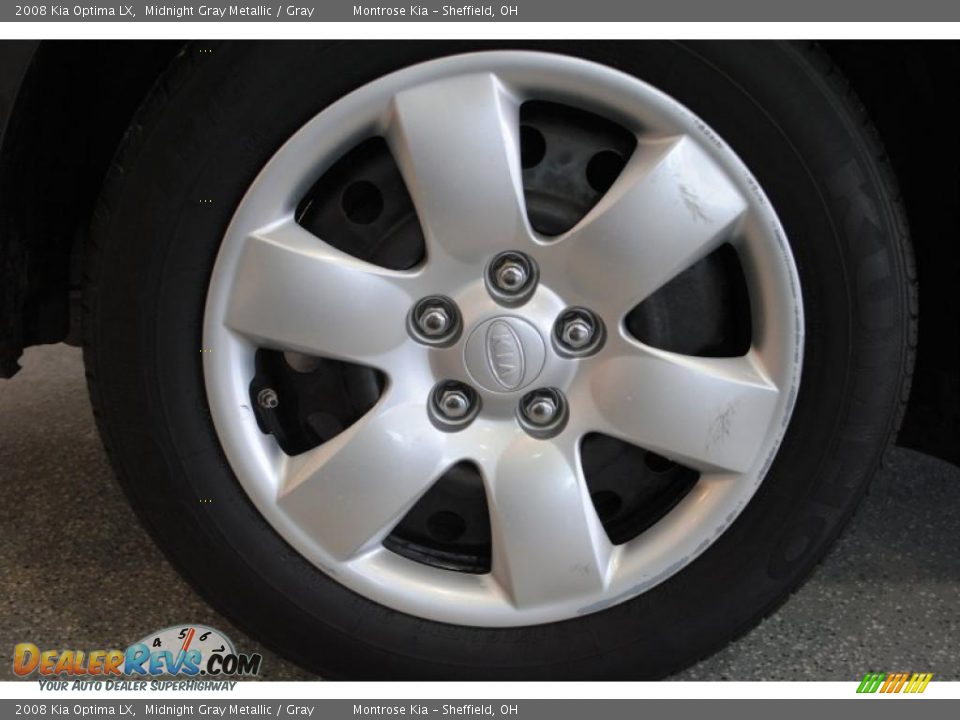 2008 Kia Optima LX Midnight Gray Metallic / Gray Photo #32