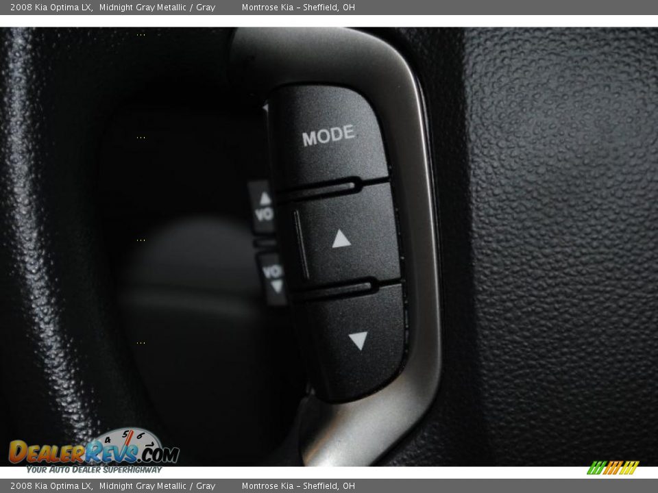 2008 Kia Optima LX Midnight Gray Metallic / Gray Photo #35