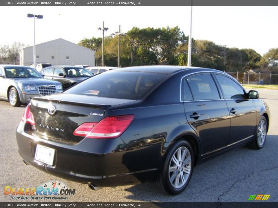 2007 Toyota Avalon Limited Black / Ivory Photo #3