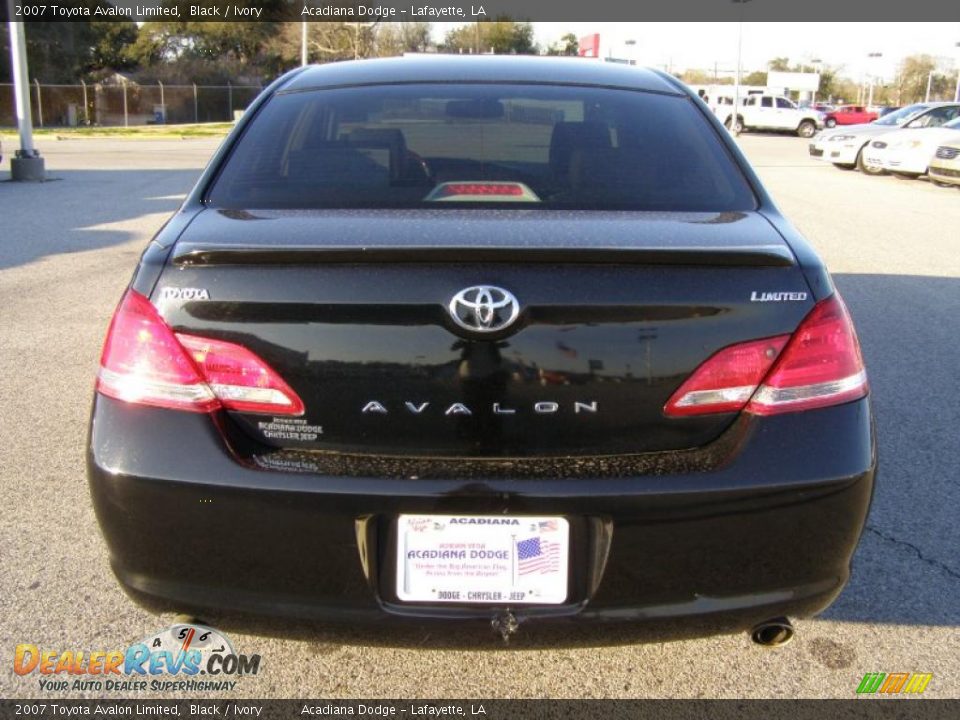 2007 Toyota Avalon Limited Black / Ivory Photo #4