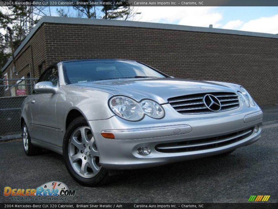 2004 Mercedes-Benz CLK 320 Cabriolet Brilliant Silver Metallic / Ash Photo #2