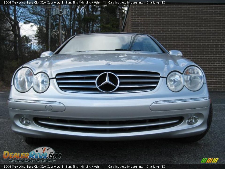 2004 Mercedes-Benz CLK 320 Cabriolet Brilliant Silver Metallic / Ash Photo #3