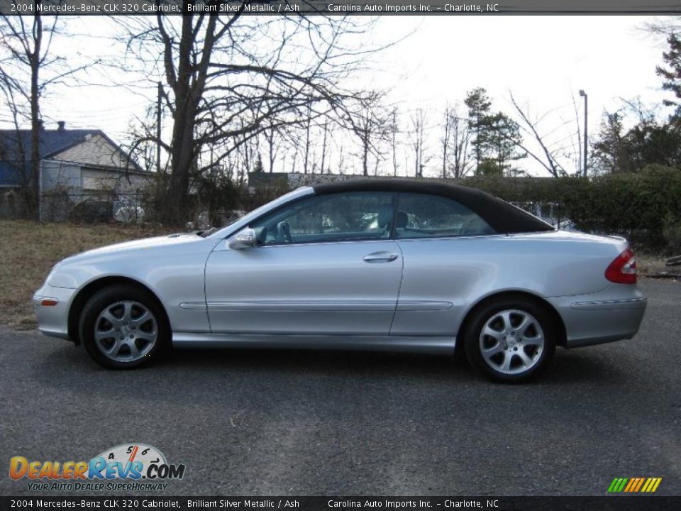 2004 Mercedes-Benz CLK 320 Cabriolet Brilliant Silver Metallic / Ash Photo #5