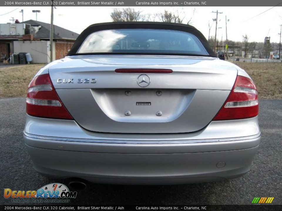2004 Mercedes-Benz CLK 320 Cabriolet Brilliant Silver Metallic / Ash Photo #7