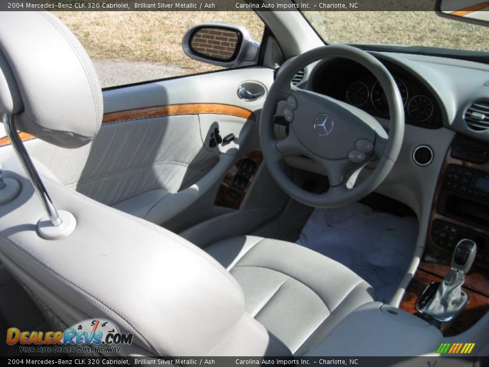 2004 Mercedes-Benz CLK 320 Cabriolet Brilliant Silver Metallic / Ash Photo #10