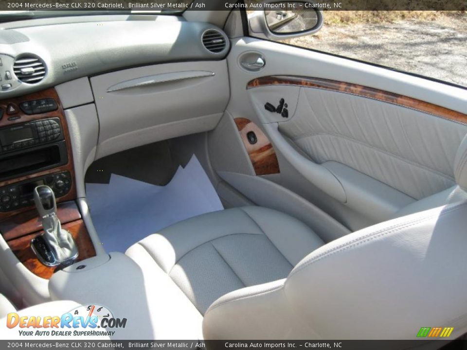 2004 Mercedes-Benz CLK 320 Cabriolet Brilliant Silver Metallic / Ash Photo #12