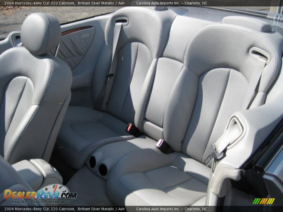 2004 Mercedes-Benz CLK 320 Cabriolet Brilliant Silver Metallic / Ash Photo #16