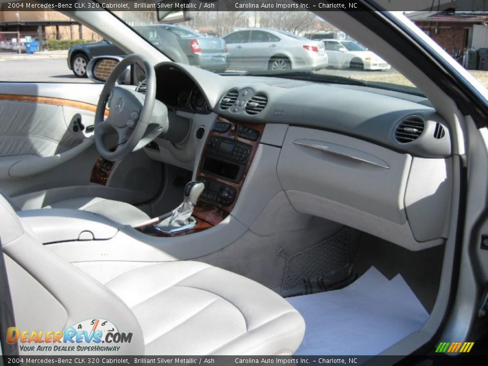 2004 Mercedes-Benz CLK 320 Cabriolet Brilliant Silver Metallic / Ash Photo #19