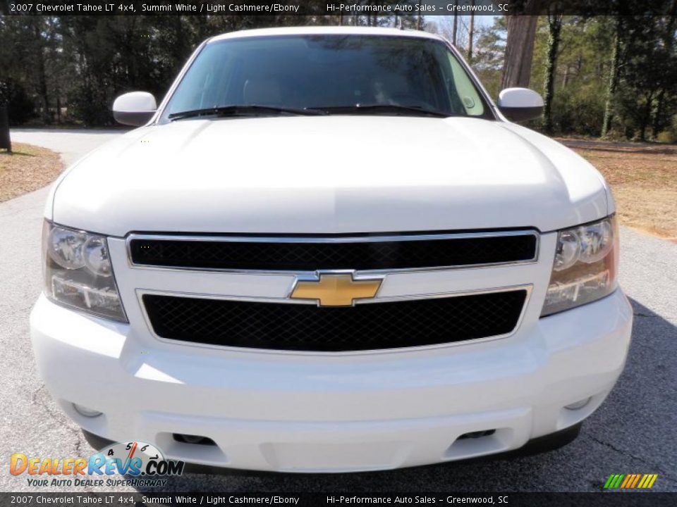 2007 Chevrolet Tahoe LT 4x4 Summit White / Light Cashmere/Ebony Photo #12