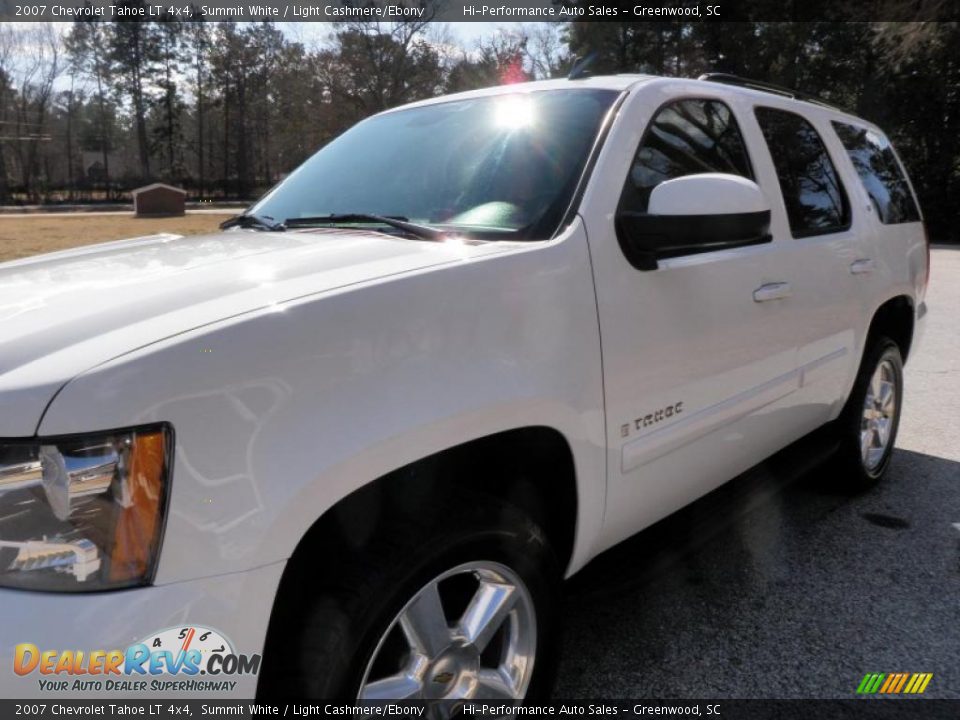 2007 Chevrolet Tahoe LT 4x4 Summit White / Light Cashmere/Ebony Photo #18