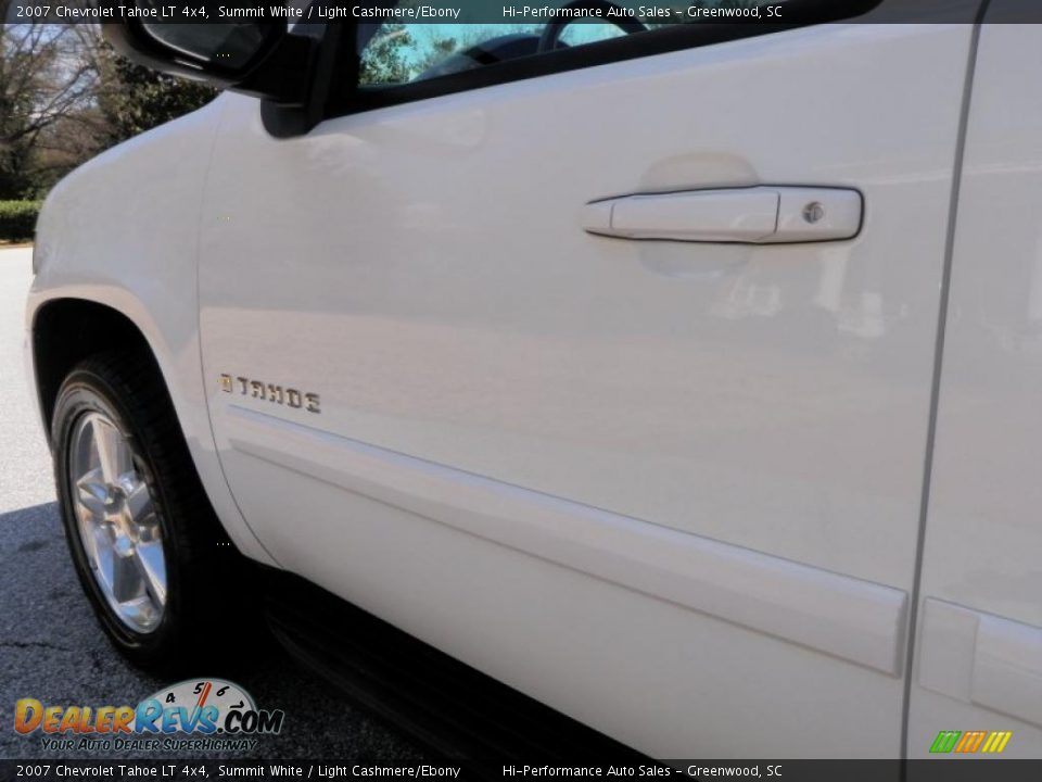 2007 Chevrolet Tahoe LT 4x4 Summit White / Light Cashmere/Ebony Photo #19