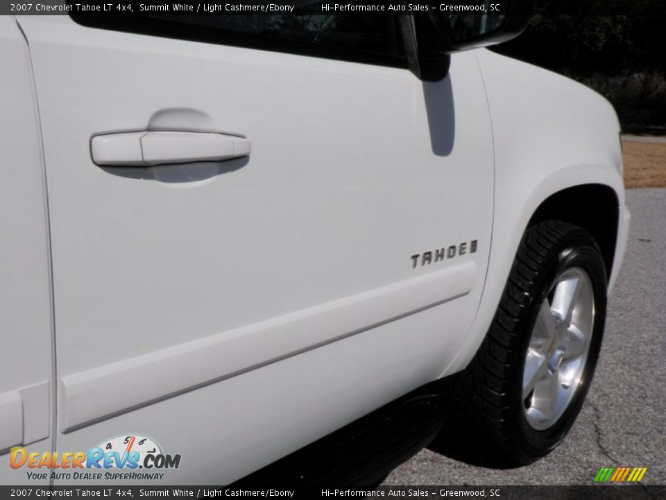 2007 Chevrolet Tahoe LT 4x4 Summit White / Light Cashmere/Ebony Photo #20