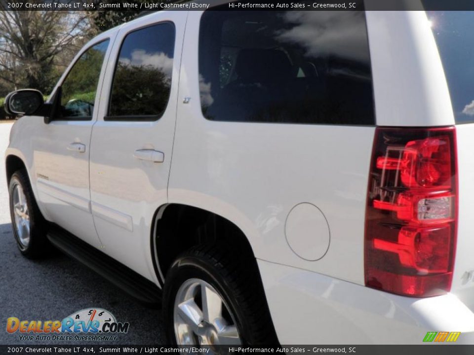2007 Chevrolet Tahoe LT 4x4 Summit White / Light Cashmere/Ebony Photo #22