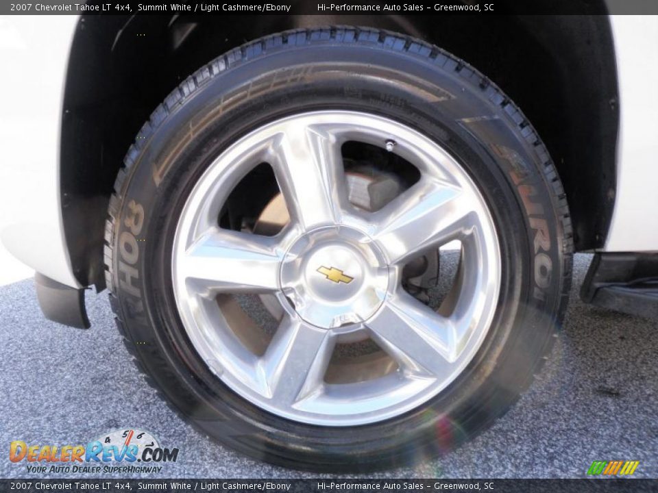 2007 Chevrolet Tahoe LT 4x4 Summit White / Light Cashmere/Ebony Photo #26