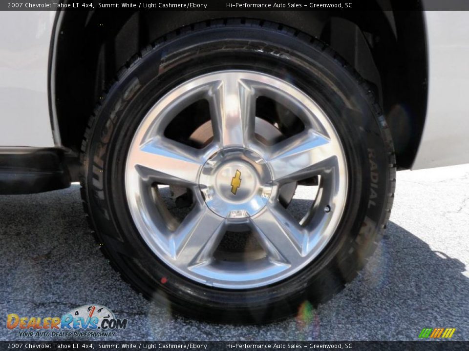 2007 Chevrolet Tahoe LT 4x4 Summit White / Light Cashmere/Ebony Photo #27