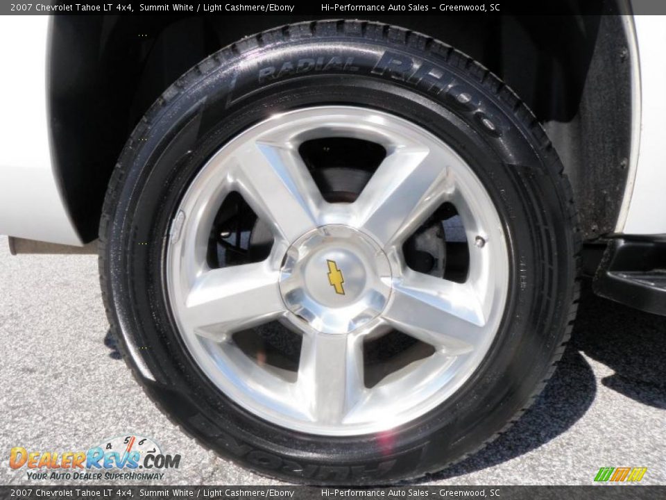 2007 Chevrolet Tahoe LT 4x4 Summit White / Light Cashmere/Ebony Photo #28