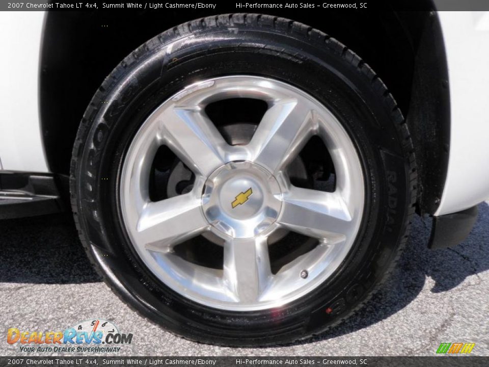 2007 Chevrolet Tahoe LT 4x4 Summit White / Light Cashmere/Ebony Photo #29
