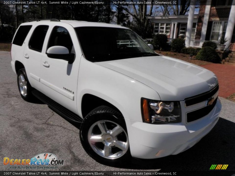 2007 Chevrolet Tahoe LT 4x4 Summit White / Light Cashmere/Ebony Photo #31