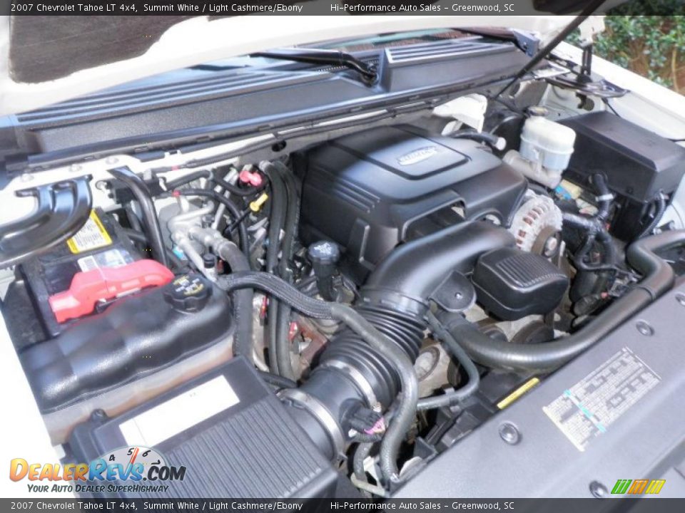 2007 Chevrolet Tahoe LT 4x4 Summit White / Light Cashmere/Ebony Photo #33