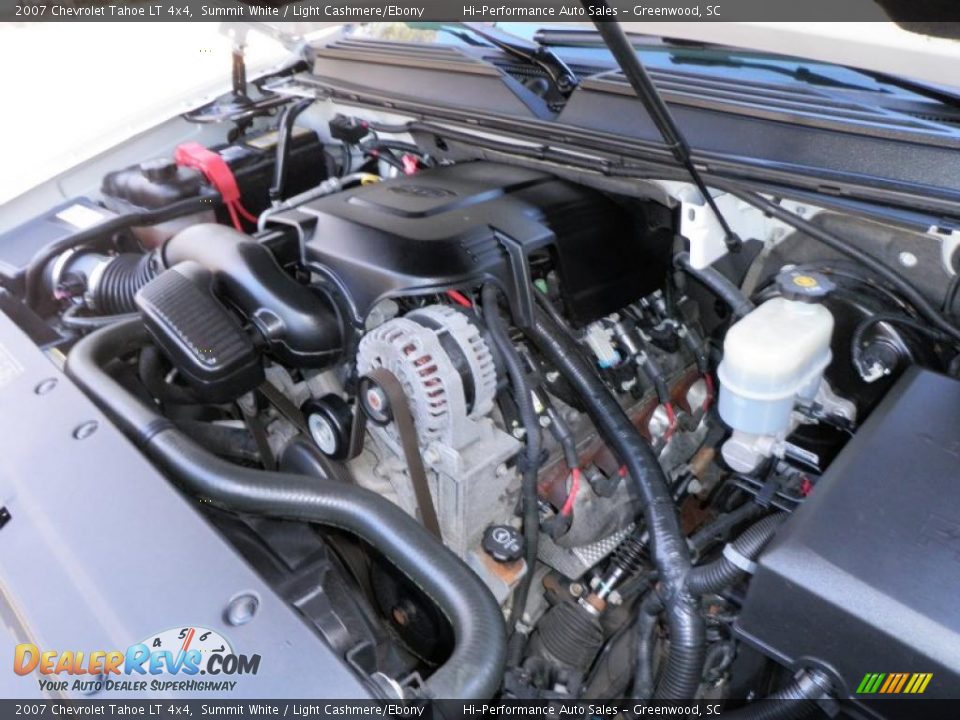 2007 Chevrolet Tahoe LT 4x4 Summit White / Light Cashmere/Ebony Photo #34