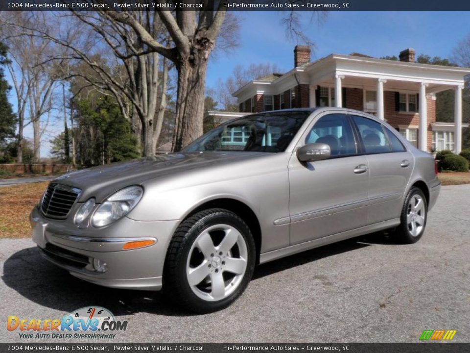 2004 Mercedes-Benz E 500 Sedan Pewter Silver Metallic / Charcoal Photo #2