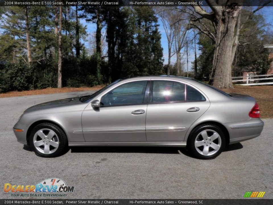 2004 Mercedes-Benz E 500 Sedan Pewter Silver Metallic / Charcoal Photo #3