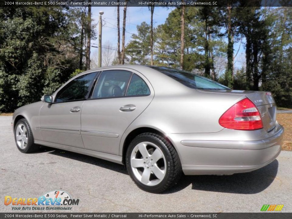 2004 Mercedes-Benz E 500 Sedan Pewter Silver Metallic / Charcoal Photo #4