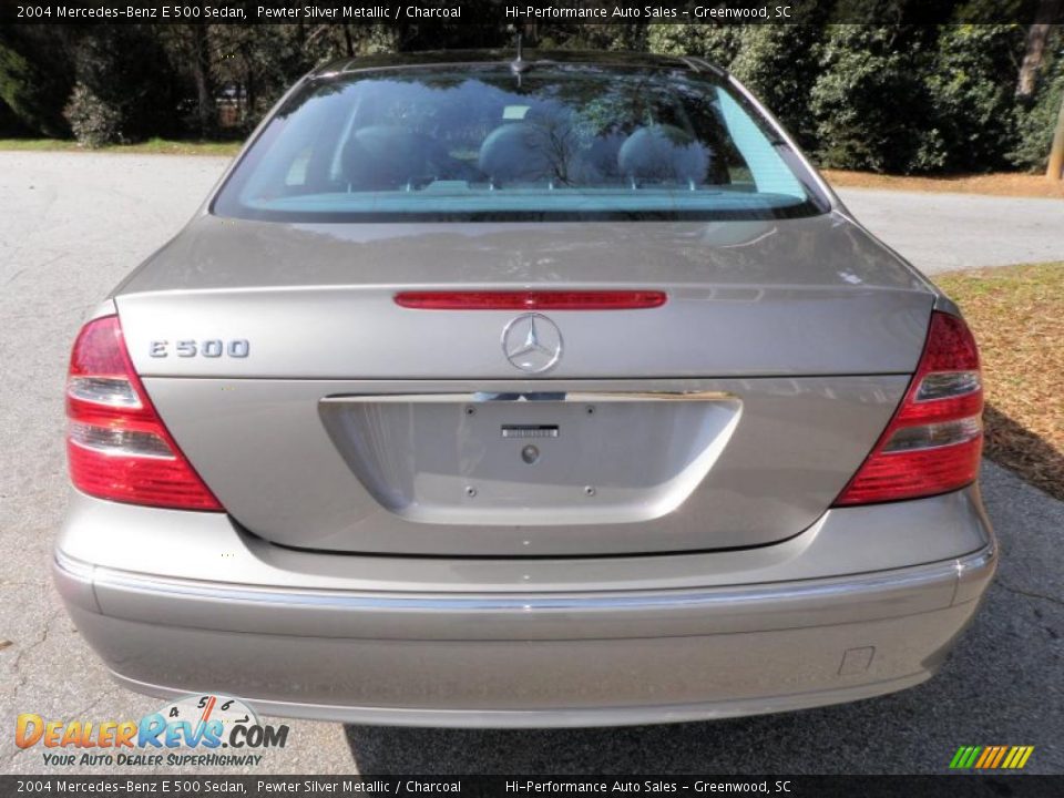 2004 Mercedes-Benz E 500 Sedan Pewter Silver Metallic / Charcoal Photo #6