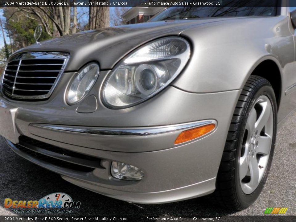 2004 Mercedes-Benz E 500 Sedan Pewter Silver Metallic / Charcoal Photo #7
