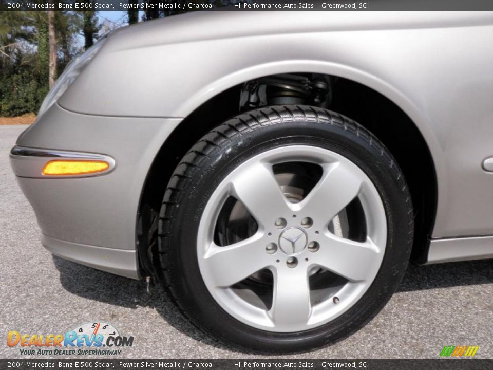 2004 Mercedes-Benz E 500 Sedan Pewter Silver Metallic / Charcoal Photo #9